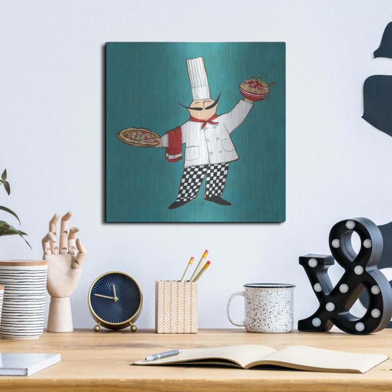 «Pasta Chef In Color» par Anne Tavoletti, H 12 po x l 12 po