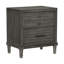 Table de chevet style transitionnel 1pc