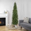 Sapin de Noël artificiel 7,5 pi Silver Lake