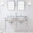Copeland 33" Tall Stone Oval Console Bathroom Vanity with Faucet and Overflow-1001847196
