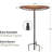 Aldery Copper and Steel Pedestal Birdbath