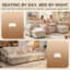 Upholstered 113.4 " Chenille Sofa