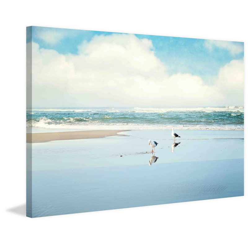 « ocean réflexions », reproduction d’art sur toile tendue, H 12 po x l 18 po x P 1,5 po