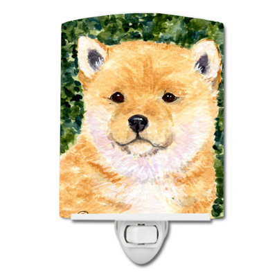 Éclairage de nuit en céramique shiba shiba
