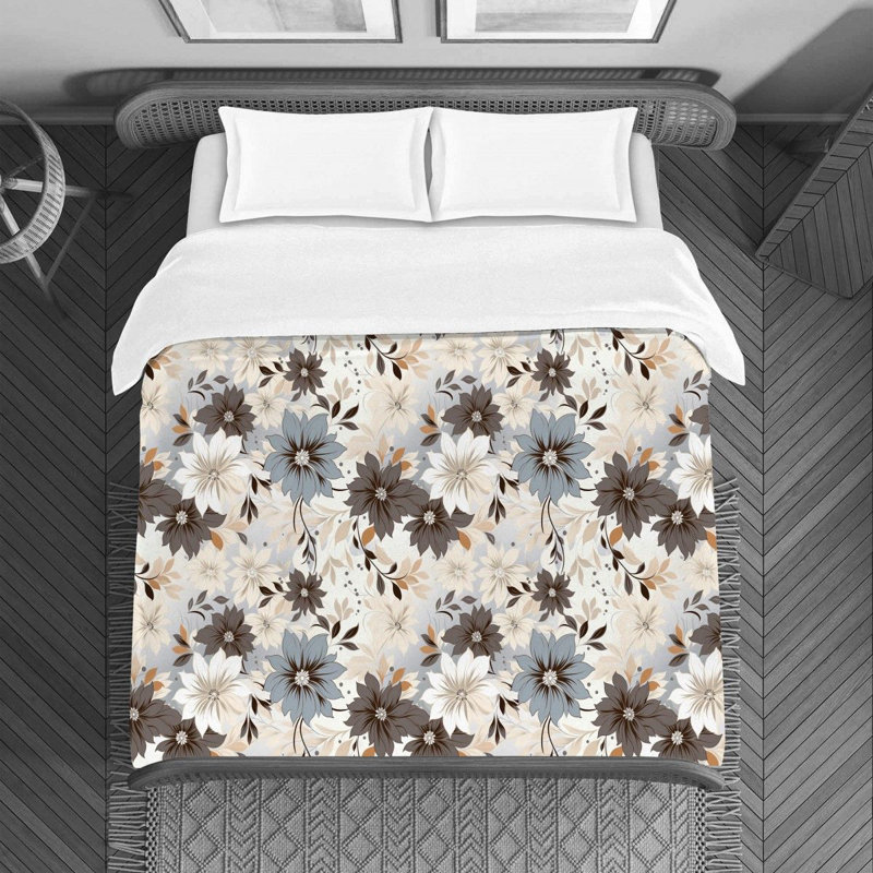 Floral Avinaash Bedding, Twin Duvet Cover