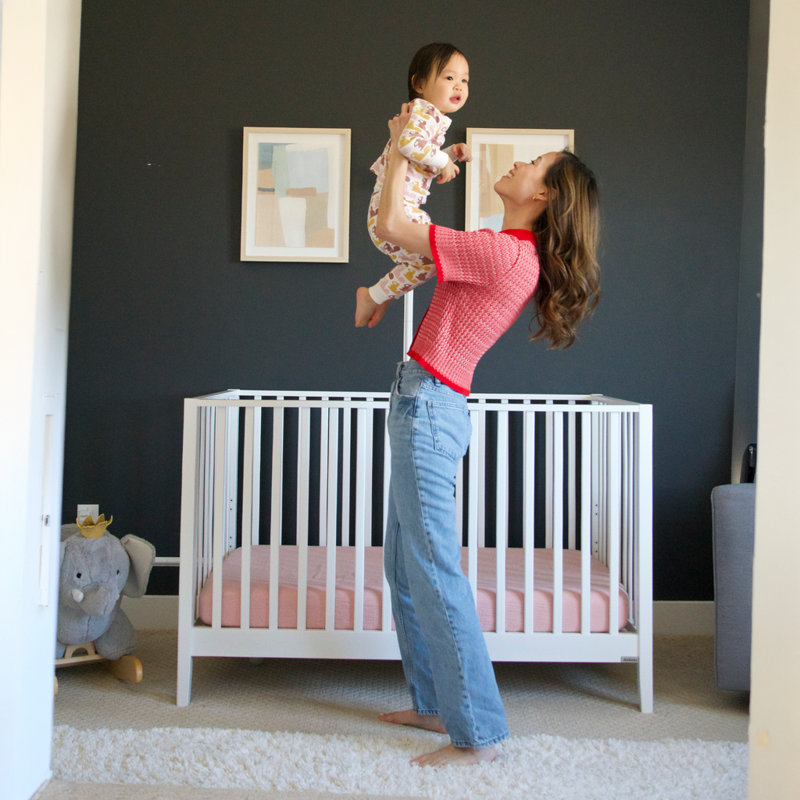 Lala 3 -in-1 Convertible Crib, Natural