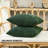 Deconov Ribbed Corduroy Square Throw Pillow Covers (Set of 2)-505464044-505464054