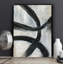 « abstract rings ii », impression sur toile tendue-1825297524