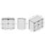 HEAVY DUITY horizontal cedar waste garbage can-107312761