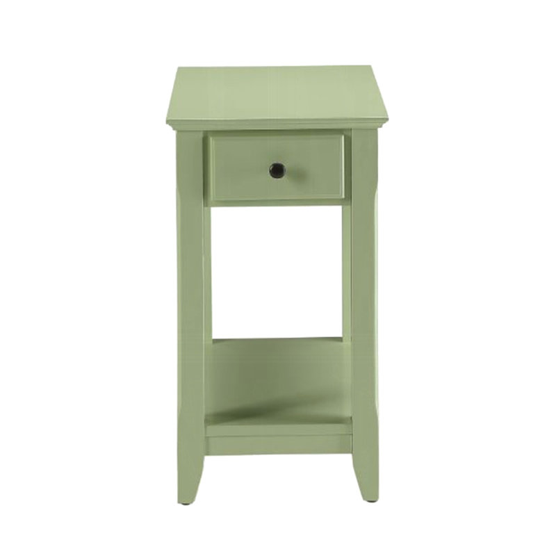 Plateau rectangulaire en bois avec un tiroir