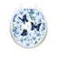 Décalcomanie de siège de toilette Floral Lily Butterflies - couvercles de toilette en vinyle -49937338