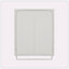 Armoire murale 23,62 po avec rangement fermé à deux niveaux-106349524