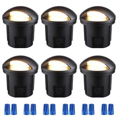 Commercial Grade LED Landscape Well Light Low Voltage 3000K Warm White