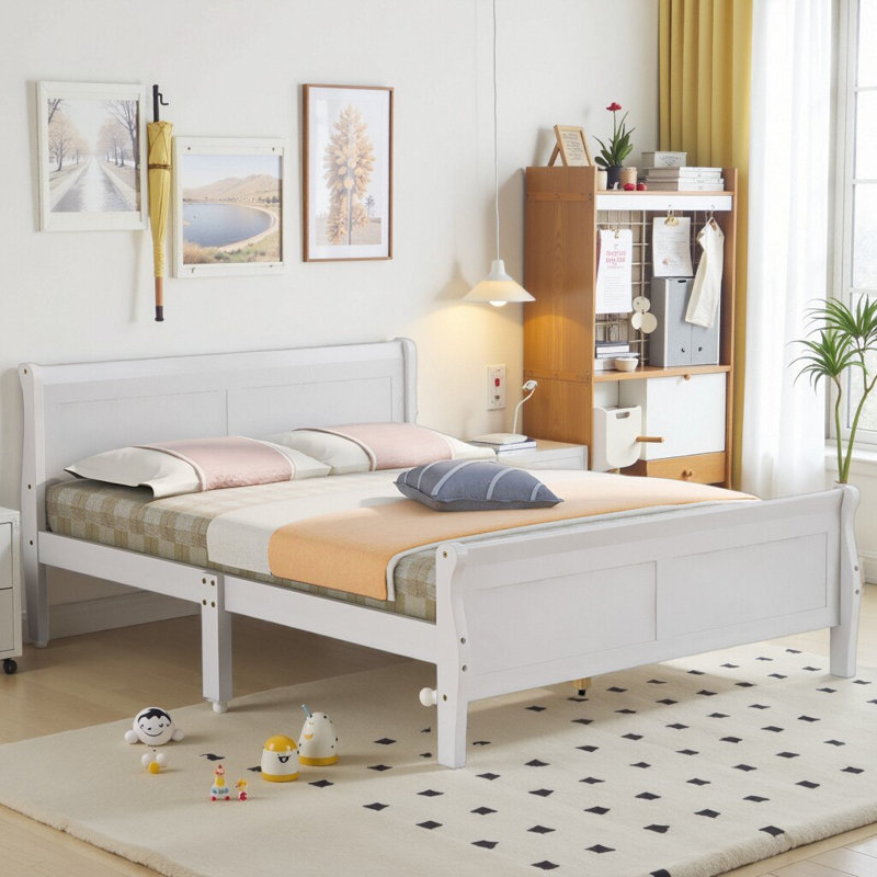 Lit plateforme Classic Classic, Blanc
