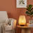 Maragozakis Rattan Handmade Bamboo Table Lamp, Retro Wicker Woven Boho Nightlight Reading Lamp for Living Room