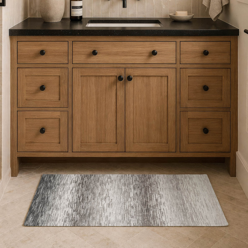 Machine Washable Indoor/Outdoor Chantille ACN2886 Striped Rug, 1'8" x 2'6", Taupe