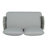 Mariano Steel 4-Pieces Coversation Set, Off White+Grey-1959254474-1959254477