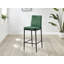 Kenesaw Luxury Breakfast Bar Stool in Quilted Design Velvet Leg - Modern Chic Kitchen-772275609-753626243