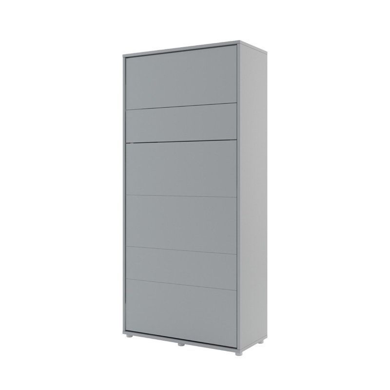 Ey Storage Bed, European Single (90 x 200cm), Grey