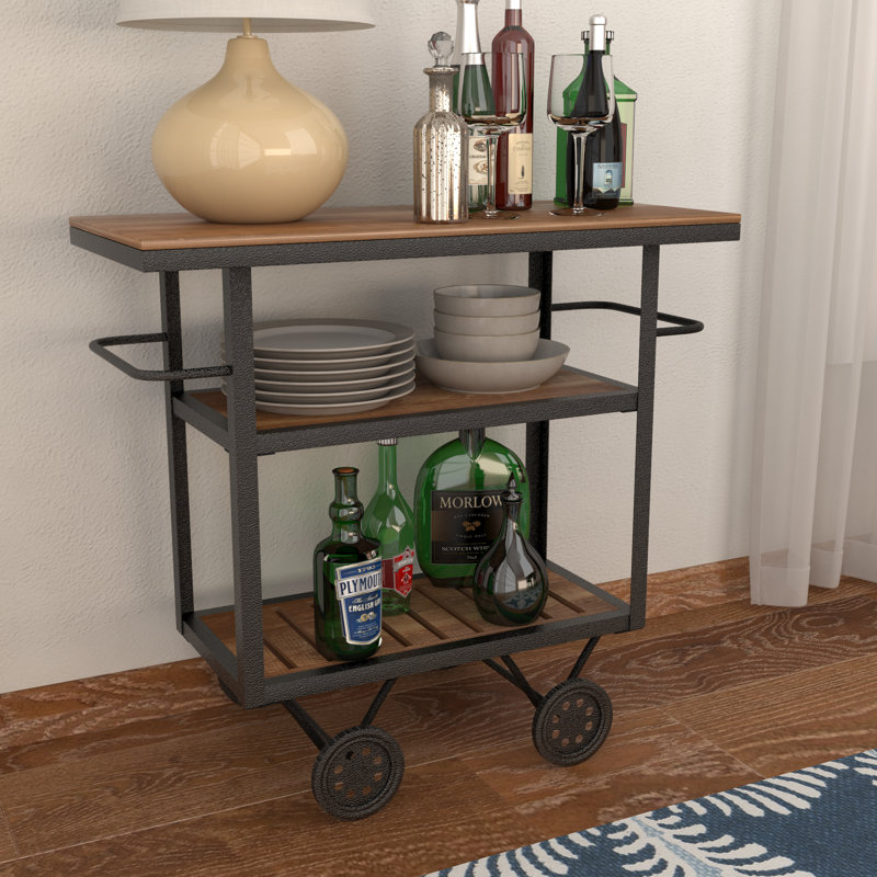 Meridian Metal Bar Cart