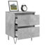 Arreguin 40cm W Iron Bedside Table-1930489107-1897077210