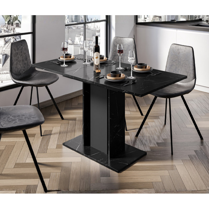 Wood Mini 100-140cm – Marble, Black
