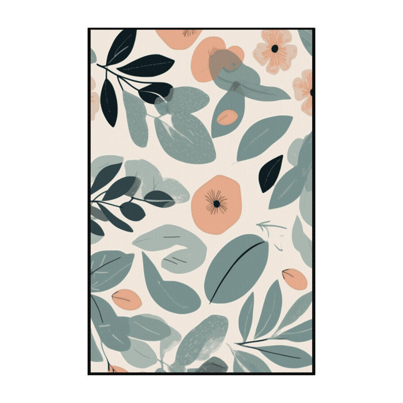 Blush Meadow Rug, Rectangle 8' x 12'