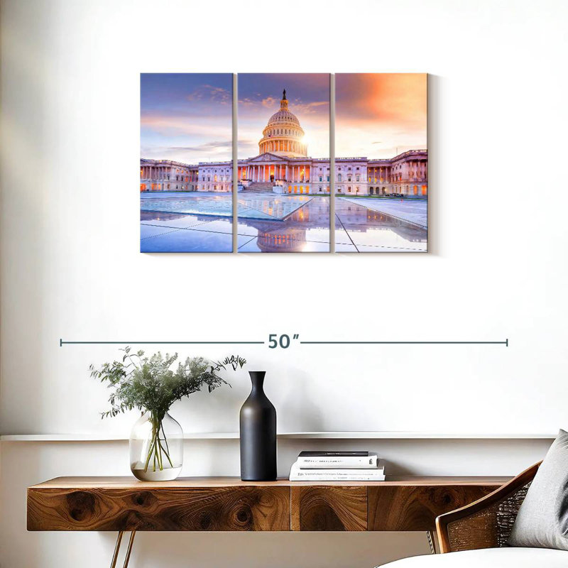 Lilie Majestic US Capitol Building, 20" H x 33" W