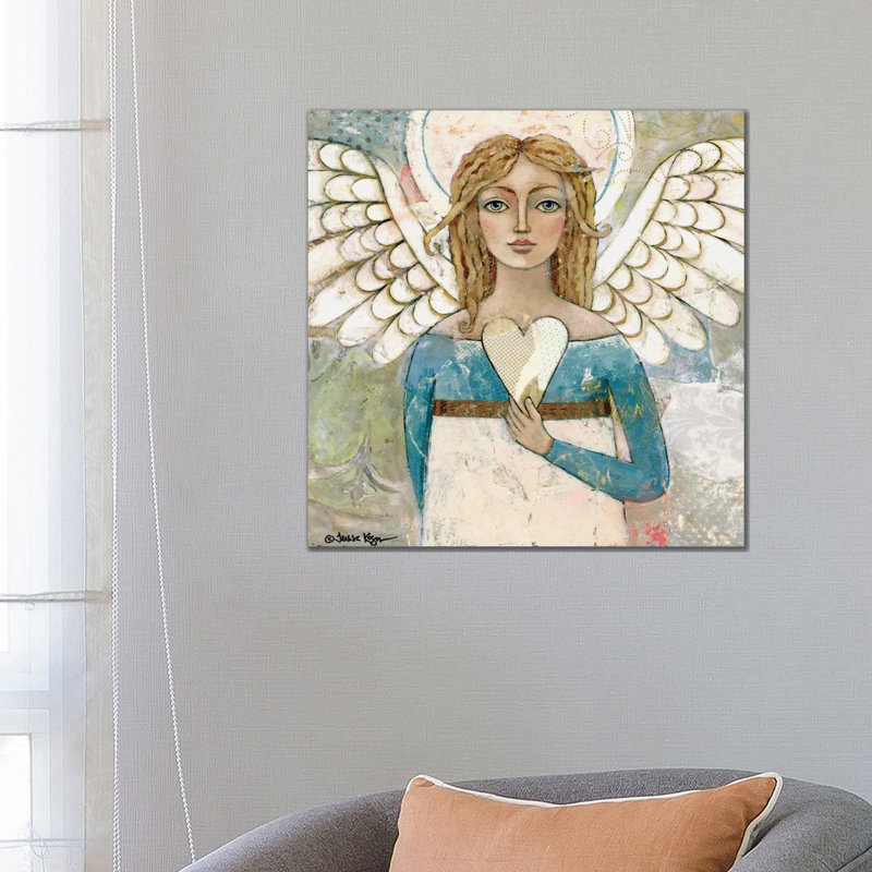 You Are Worthy by Teresa Kogut - Painting on Canvas, Wrapped Canvas, 45.72 cm H x 45.72 cm W x 3.175 cm D