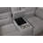 Rodden Chenille Upholstered Reclining Sofa Gray