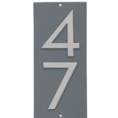 Floating 1-Line Wall Address Plaque