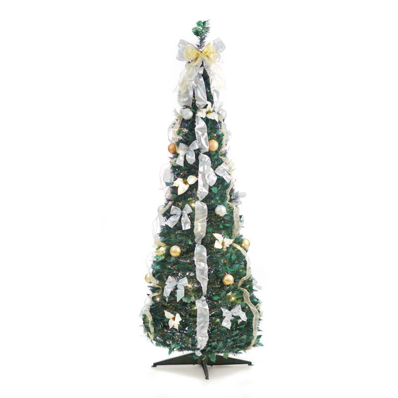 0.16' H Lighted Artificial Christmas Tree