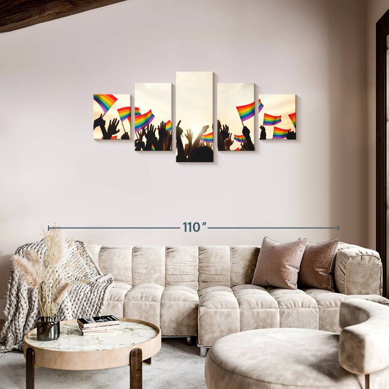 LGBT, 34" H x 74" W