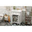 Meuble-lavabo avec lavabo et rangement, 24 po