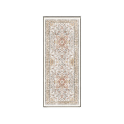 Roehit Oriental Performance Machine Washable Hallway Runner