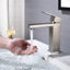 Robinet de salle de bain à cascade, robinet de meuble-lavabo à poignée simple
