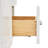 Moille 43" Single Bathroom Vanity in White, with 1.5 Italian Carrara Marble Top, Rectangle Sink-1279484825-1331439799