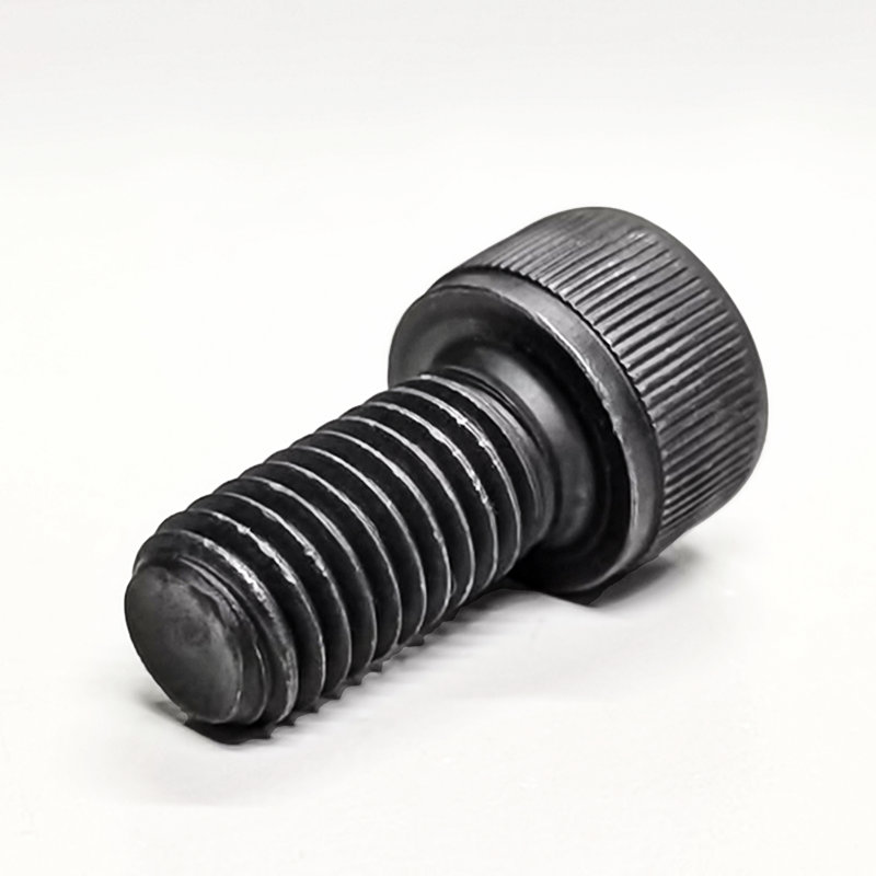 FixtureDisplays® 25PK M10 X 20mm Pitch 1.50 Hex Socket Head Screw Knurled Cap Screws Bolts, Black 15709-screw-25PK