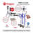 Kegco Stainless Steel Dual Tap Conversion Kit with Adjustable Temperature