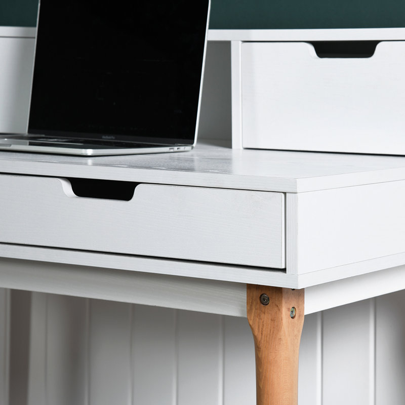 West Stockbridge Solid Wood Base Computer Desk