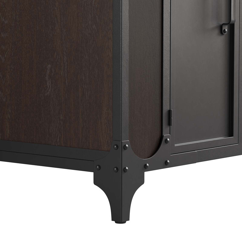 Steamforge 47" Black Walnut Double Bathroom Vanity Cabinet