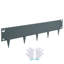 Ensemble de 5 bordures de jardin en acier, bandes de bordure en acier, bandes de L 39 po x H 5 po