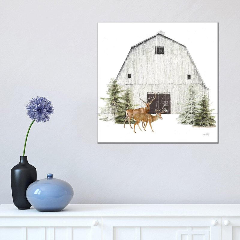 Wooded Holiday VI 1 Piece Wrapped Canvas Wall Art, 45.72 cm H x 45.72 cm W x 3.175 cm D