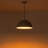 1-Light Dome Indian Gray Single Pendant 