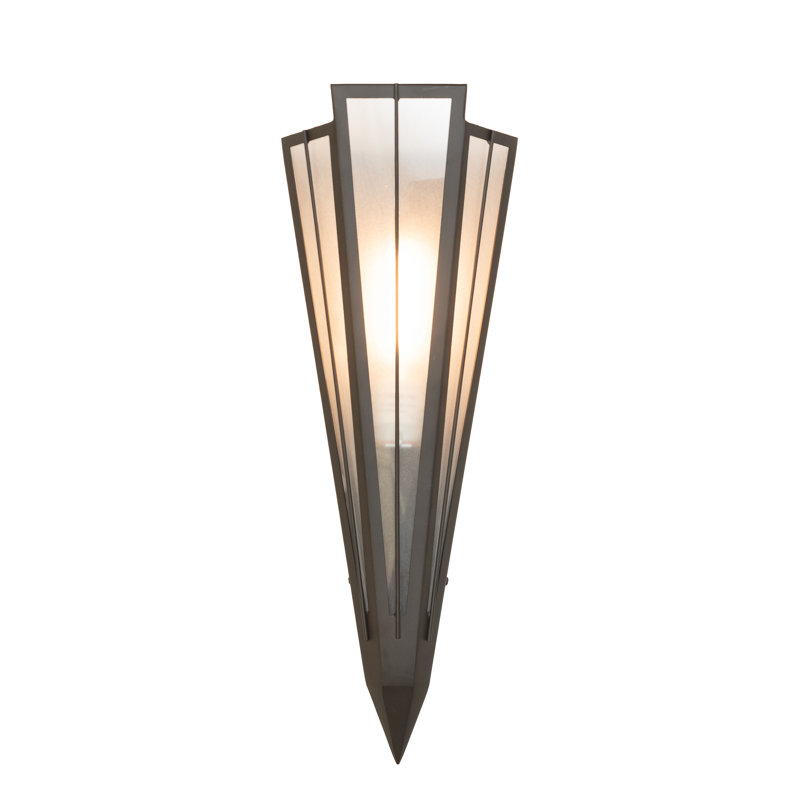 1 - Light Flush Mounted Sconce, Oil Rubbed Bronze, Gray, Idalight