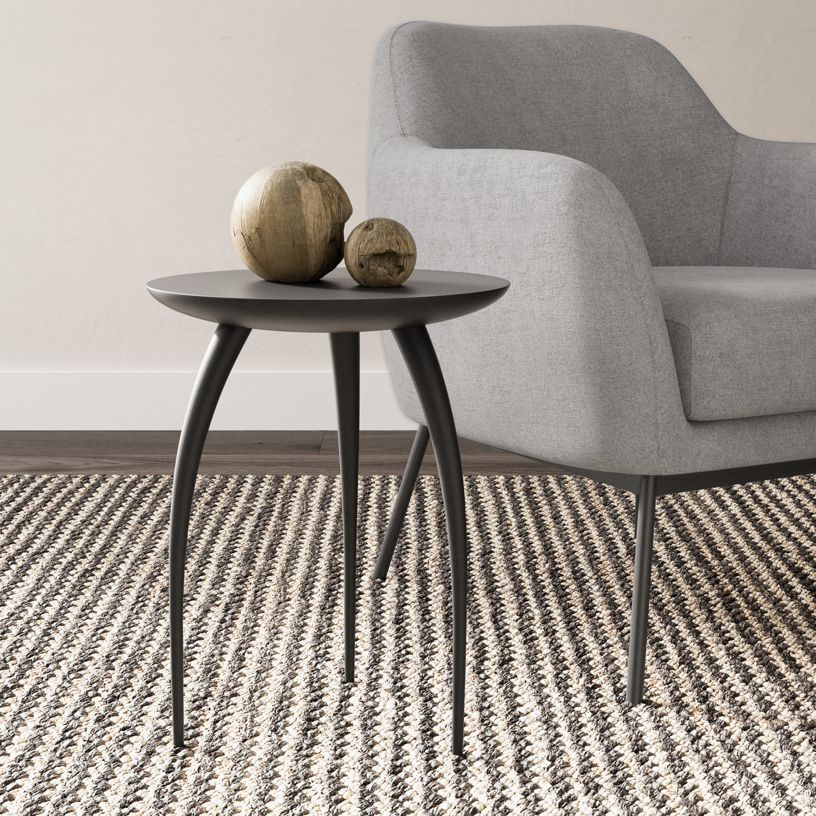 Martina Accent Chair, Gray