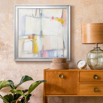 «Pastel Meld I», reproduction encadrée de qualité supérieure - prête à être accrochée