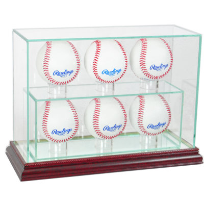 Six vitrine de baseball Six