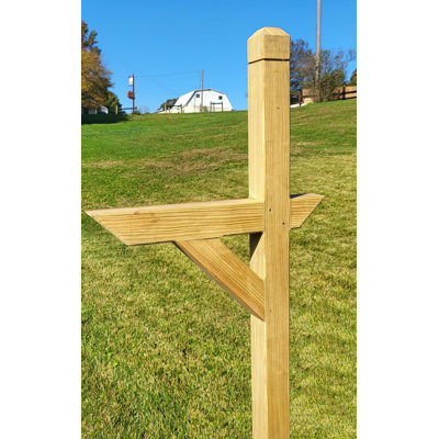 Amish Mailbox + Post Set