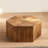 Retro Walnut Solid Wood Hexagon Coffee Table